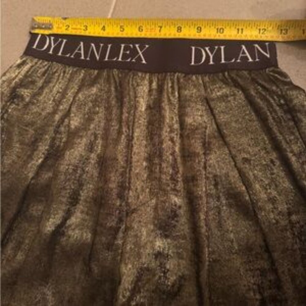 Dylanlex Pants Metallic Gold Wide Leg Cozy Pant XS - Picture 10 of 14